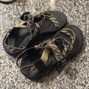 Chaco Camouflage and Black Adventure Sandals